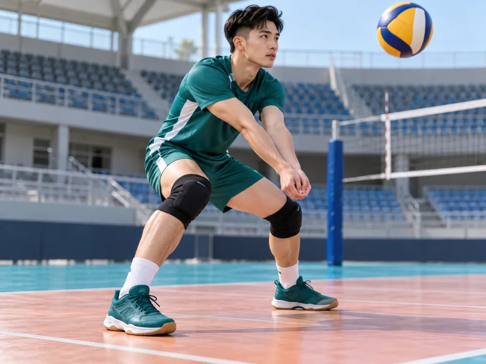 Giày Bóng Chuyền Core Xanh Emerald Đội Nhóm