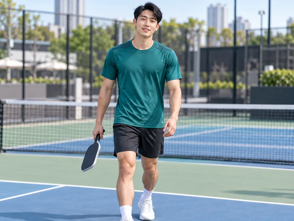 Áo Training Pulse Xanh Emerald Nam