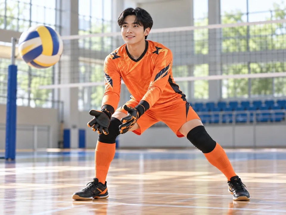 Áo Thủ Môn Vertex Cam Năng Động Đội Nhóm