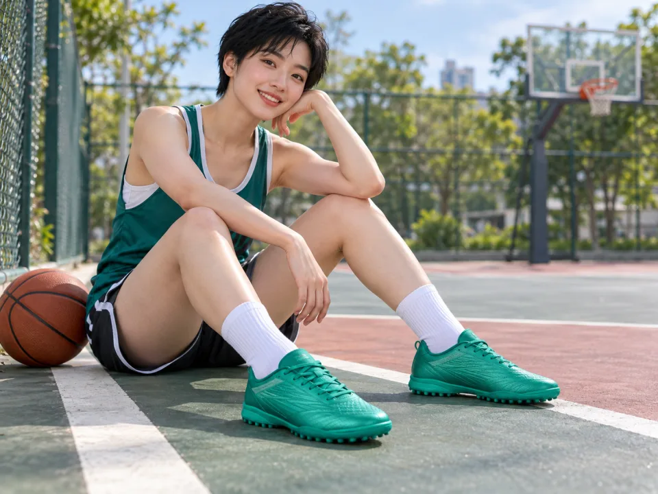 Giày Bóng Đá Nova Xanh Emerald Đội Nhóm