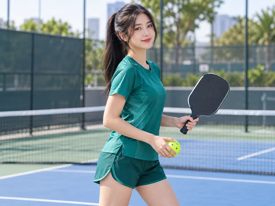 Áo Training Pulse Xanh Emerald Phong Trào