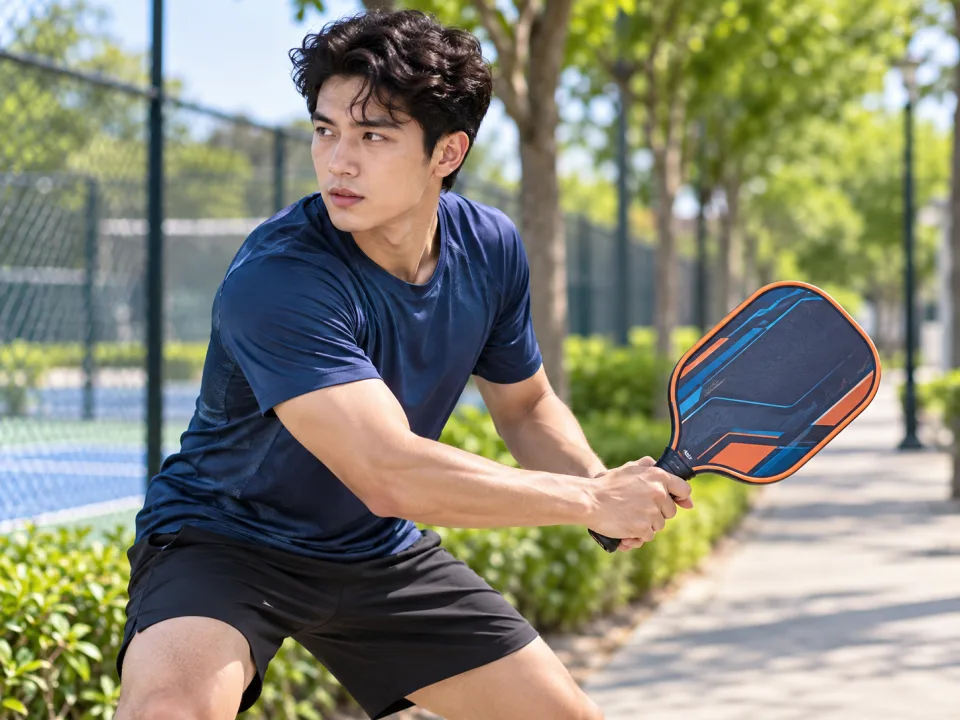 Vợt Pickleball Aero Xanh Phối Cam Nam