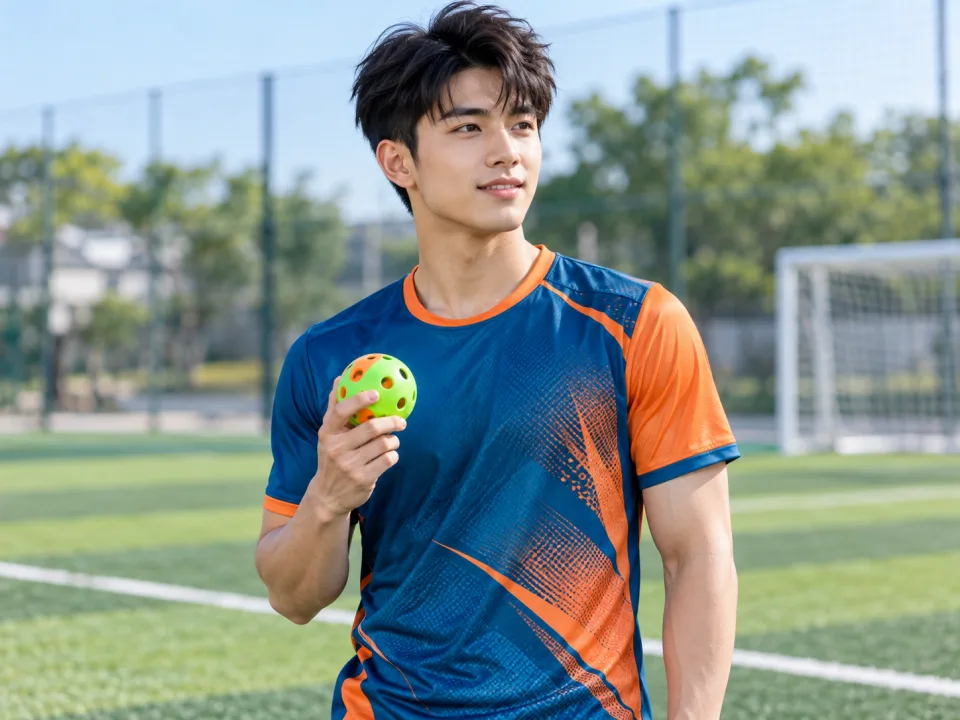 Bóng Pickleball Prime Xanh Phối Cam Nam