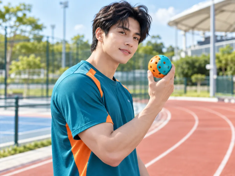 Bóng Pickleball Flow Xanh Phối Cam Nam