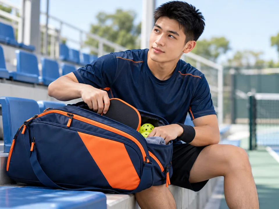 Túi Pickleball Core Xanh Phối Cam Nam