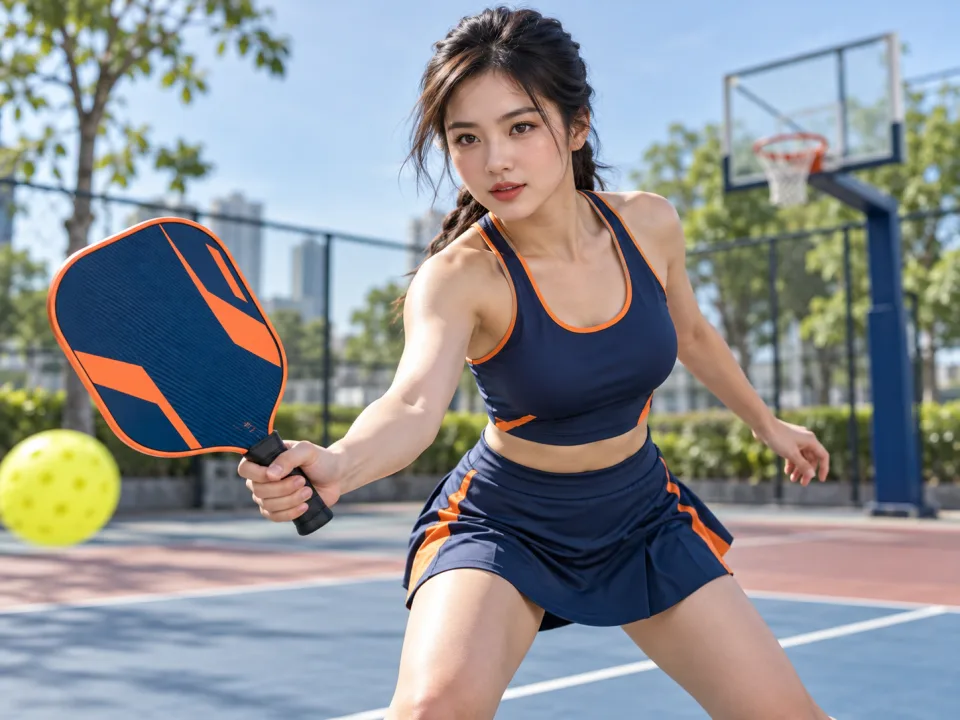 Vợt Pickleball Nova Xanh Phối Cam Đội Nhóm