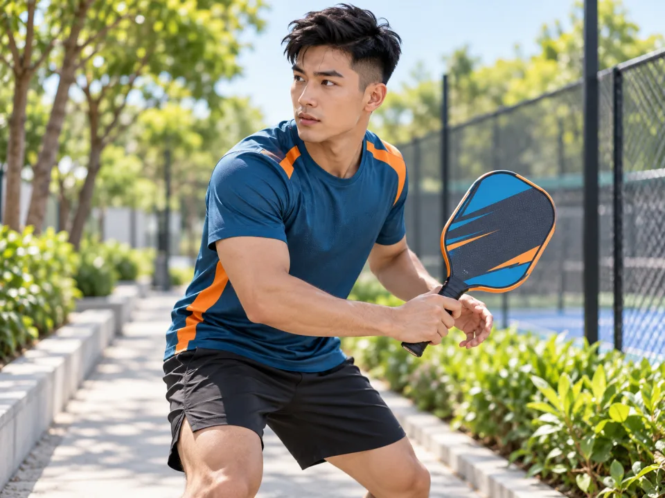 Vợt Pickleball Aero Xanh Phối Cam Phong Trào