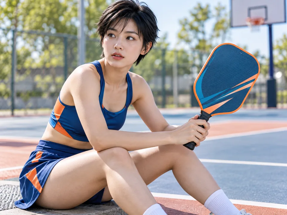 Vợt Pickleball Nova Xanh Phối Cam Phong Trào