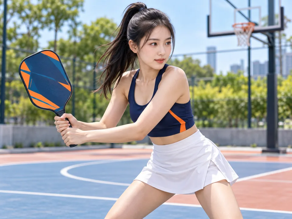 Vợt Pickleball Nova Xanh Phối Cam Thi Đấu