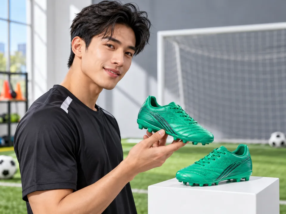 Giày Bóng Đá Trẻ Em Motion Xanh Emerald Nam