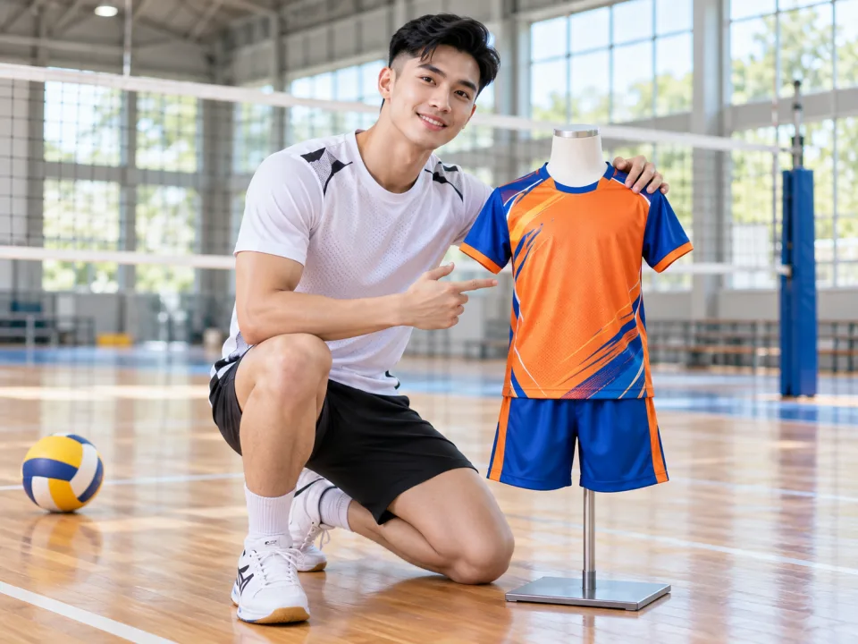 Bộ Không Logo Trẻ Em Vertex Cam Phối Xanh Đội Nhóm