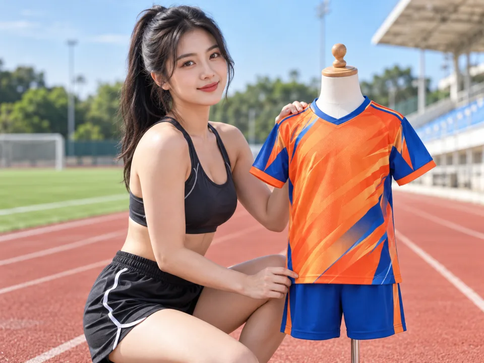 Áo Câu Lạc Bộ Trẻ Em Flow Cam Phối Xanh Phong Trào